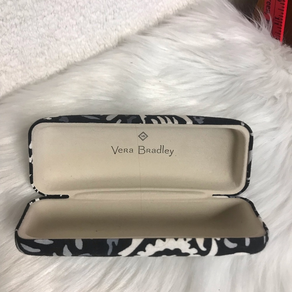 Vera Bradley Black and White Patterned Sunglasses Case